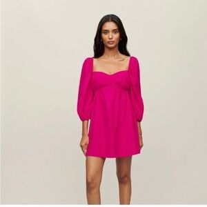 Reformation Farley Pink Mini Dress